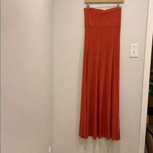Strapless Maxi Dress in Burnt Sienna (BUNDLE ONLY)